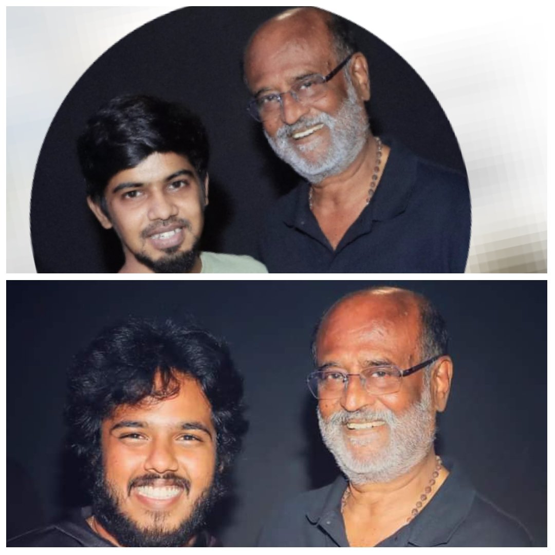 BOFTA cinematography Alumni Students Ts prasanna and Nivas with Super Star Rajinikanth. #jailer #cinematography @KVijayKartik