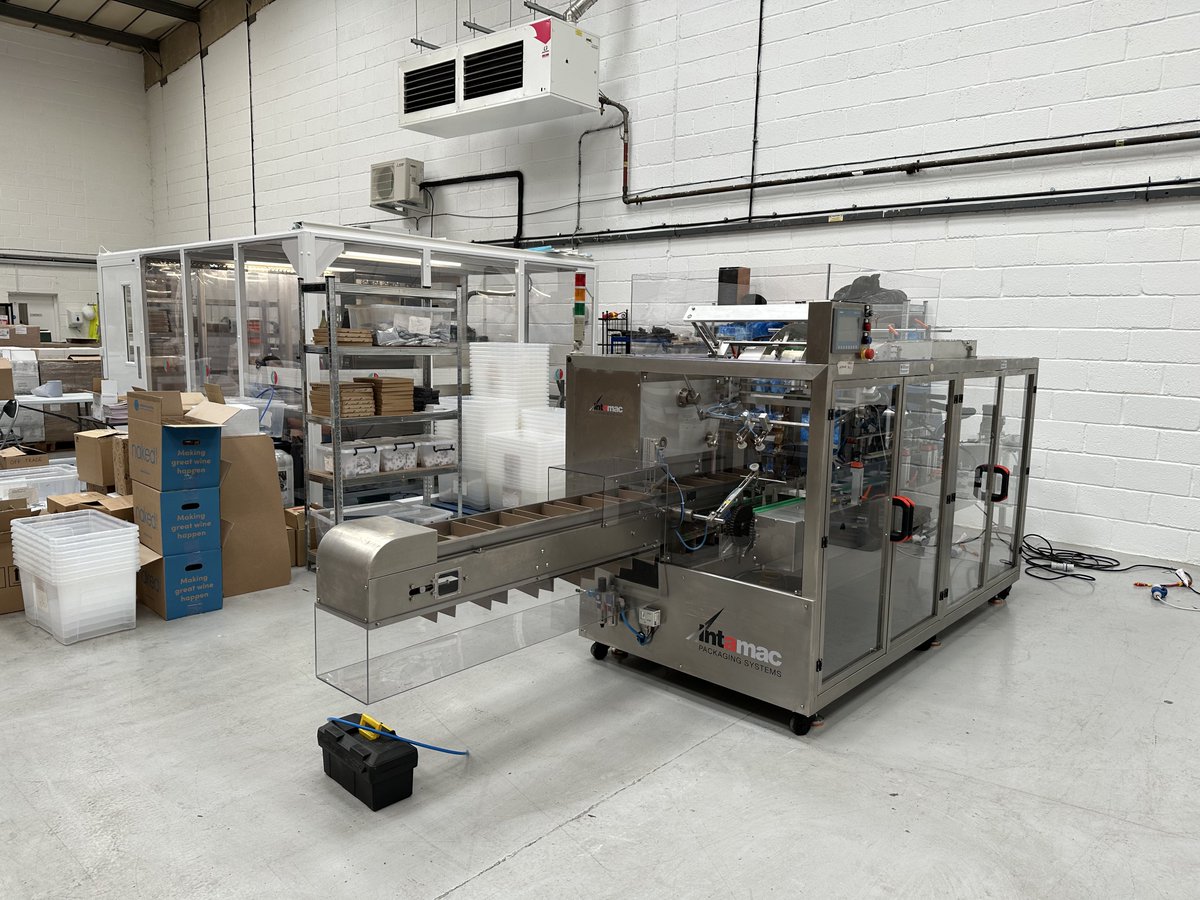 New machine day at OTC… finally! Just in time for our busiest season of the year… 

Building factories is hard and expensive but this unlocks our capacity and a much lower cost base in making wine samples.

<a href="/ecoSIPwine/">ecoSIP</a> <a href="/Jefferson_MFG/">Jefferson</a> #UKmfg