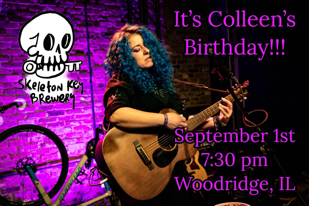 “No bones about it, get to <a href="/SkeletonKeyBrew/">Skeleton Key Brewery</a>” in Woodridge, IL tomorrow night (9/1) at 7:30 and help us celebrate @colleenwild’s birthday!

📸: Lara Benefield