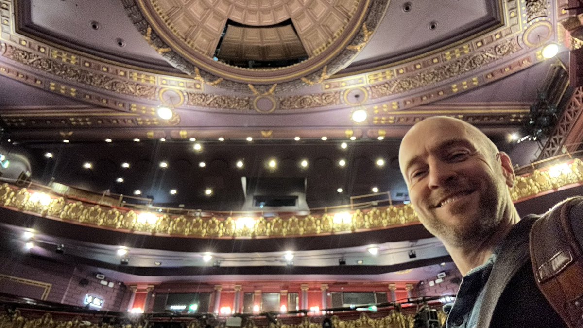 At the stunning Manchester Palace Theatre @PalaceAndOpera where Unbelievable is this week. Still some tickets left, folks. Manch audiences are phenomenal - thank you all. Our last jaunt before the west end. 
Tix unbelievablelive.com 
@UnbelievableLDN