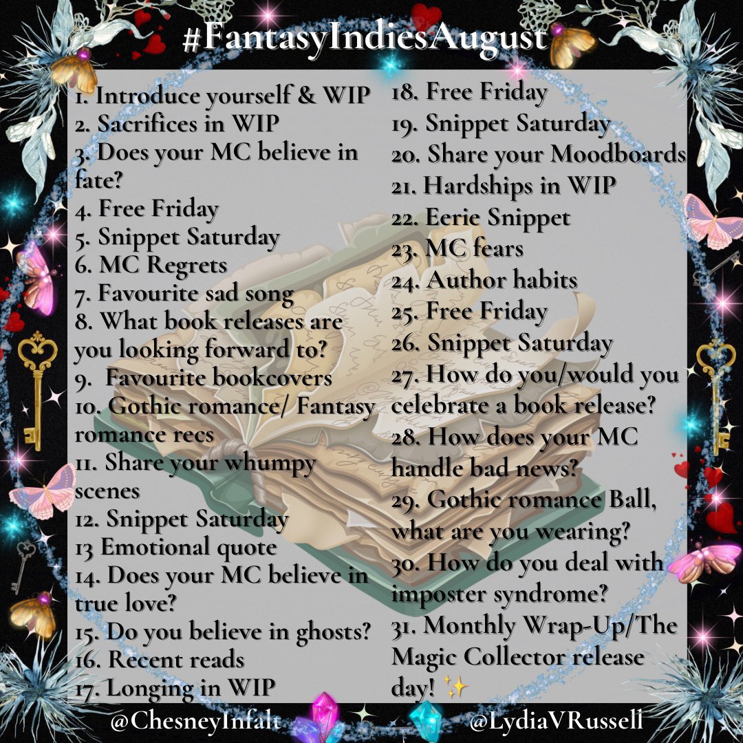 CatherineBowse2's tweet photo. #FantasyIndiesAugust Monthly wrap up! Writing went really well this month! My TLM story is on schedule to be ready for betas about 2nd week in Oct. Also got revitalized on some fanfics. Plus prepping for Finding the Lost Boys release Oct 1! @LydiaVRussell @ChesneyInfalt https://t.co/34wS4gmstk
