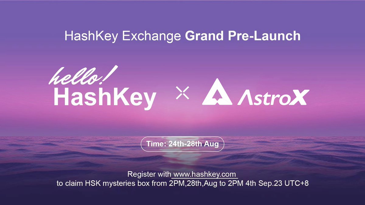 🚀 AstroX x HashKey Exchange Mystery Box Distribution 🎁 Secure your mystery box, containing units ranging from 20 to 100 HSK, simply by completing HashKey Exchange's KYC process! @AstroX_Network is building wallet infrastructures for the next billion users and collaborating with