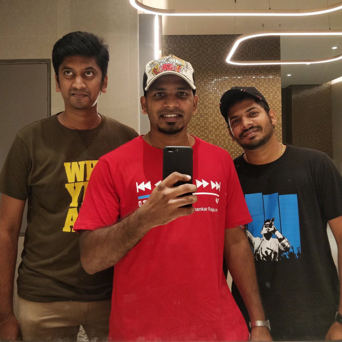 Karthickkaviram's tweet photo. Three ardent @itsyuvan Kanni’s ♥️🎶
#meesakar #HappyBirthdayYuvanShankarRaja #yuvanshankarraja #kingofbgm #littlemaestro #sarvamumyuvan #nodrugsalreadyaddictedtoyuvan #happywe https://t.co/pR8I38VYSv