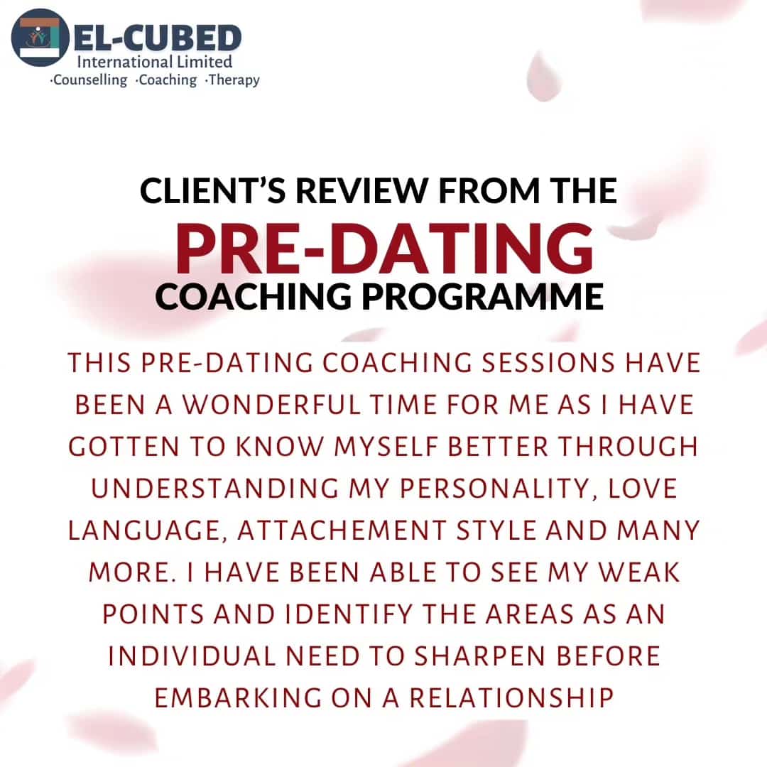 IAmAyoLawrence's tweet photo. And it is a wrap at The Pre-Dating Coaching Programme. The reviews says it all....
We are grateful to be able to impact lives as an organization
Session 4 Done and Dusted!!
Faithful God, Grateful Me
Keep LIVING-LOVING-LAUGHING-THRIVING
#predating
#dating
#family
#familylife https://t.co/SrTt8NfyJG