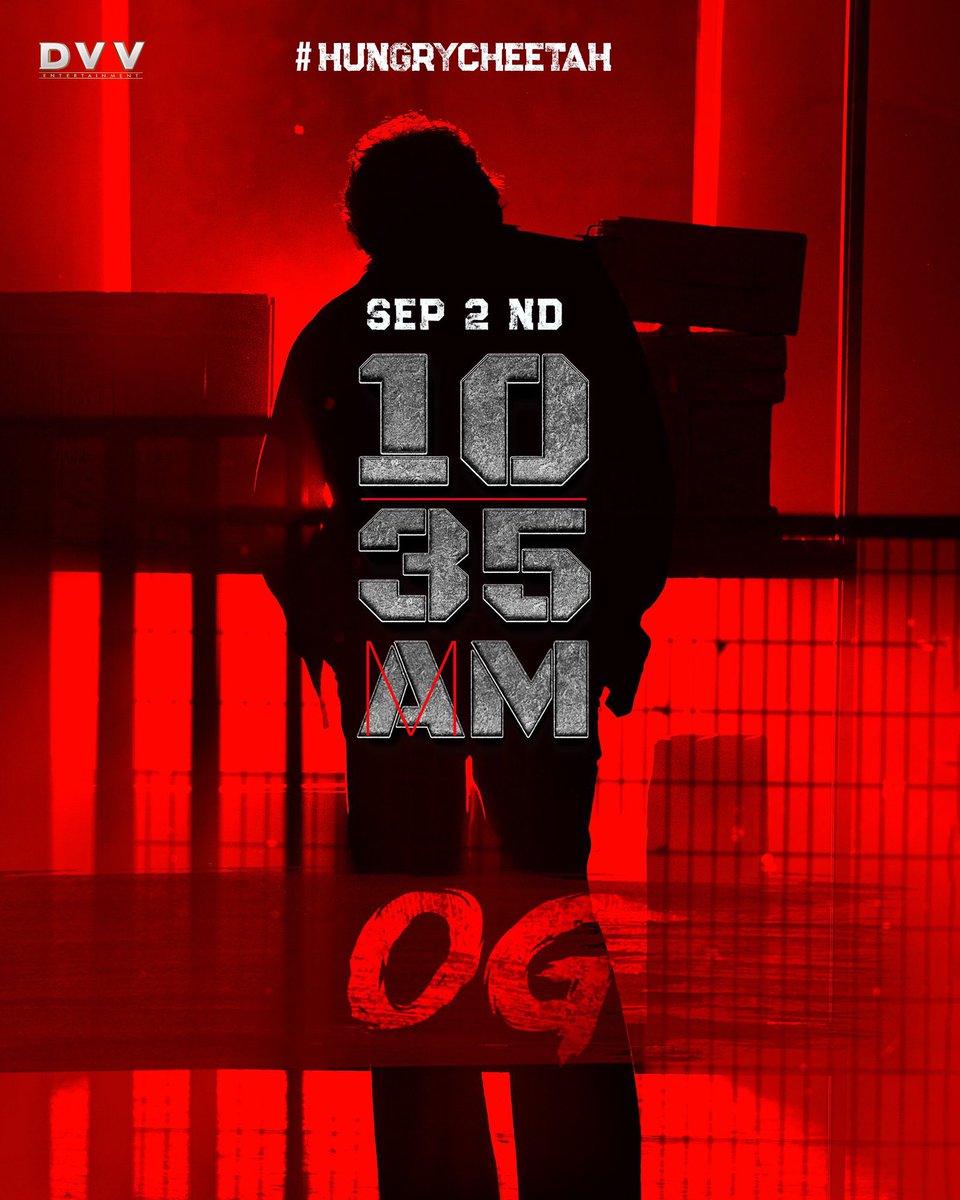 ManobalaV's tweet photo. BREAKING: #PawanKalyan's #OGTeaser launching on Sep 2nd at 10:35 AM.

New RECORDS are on the way.

||#TheyCallHimOG | #HungryCheetah|#OG||