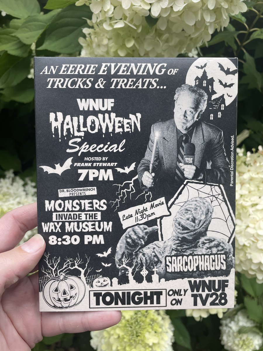 terror_vision's tweet photo. What a rad announcement today for #13weeksofhalloween. We have a sick new slipcover for the best Halloween flick ever, WNUF Halloween Special by @ChrisLaMartina. These are LTD to 2000 and you can just buy the slip if you already have the Blu. Grab it at https://t.co/5niq2GGdUZ https://t.co/5TrYekrhjN