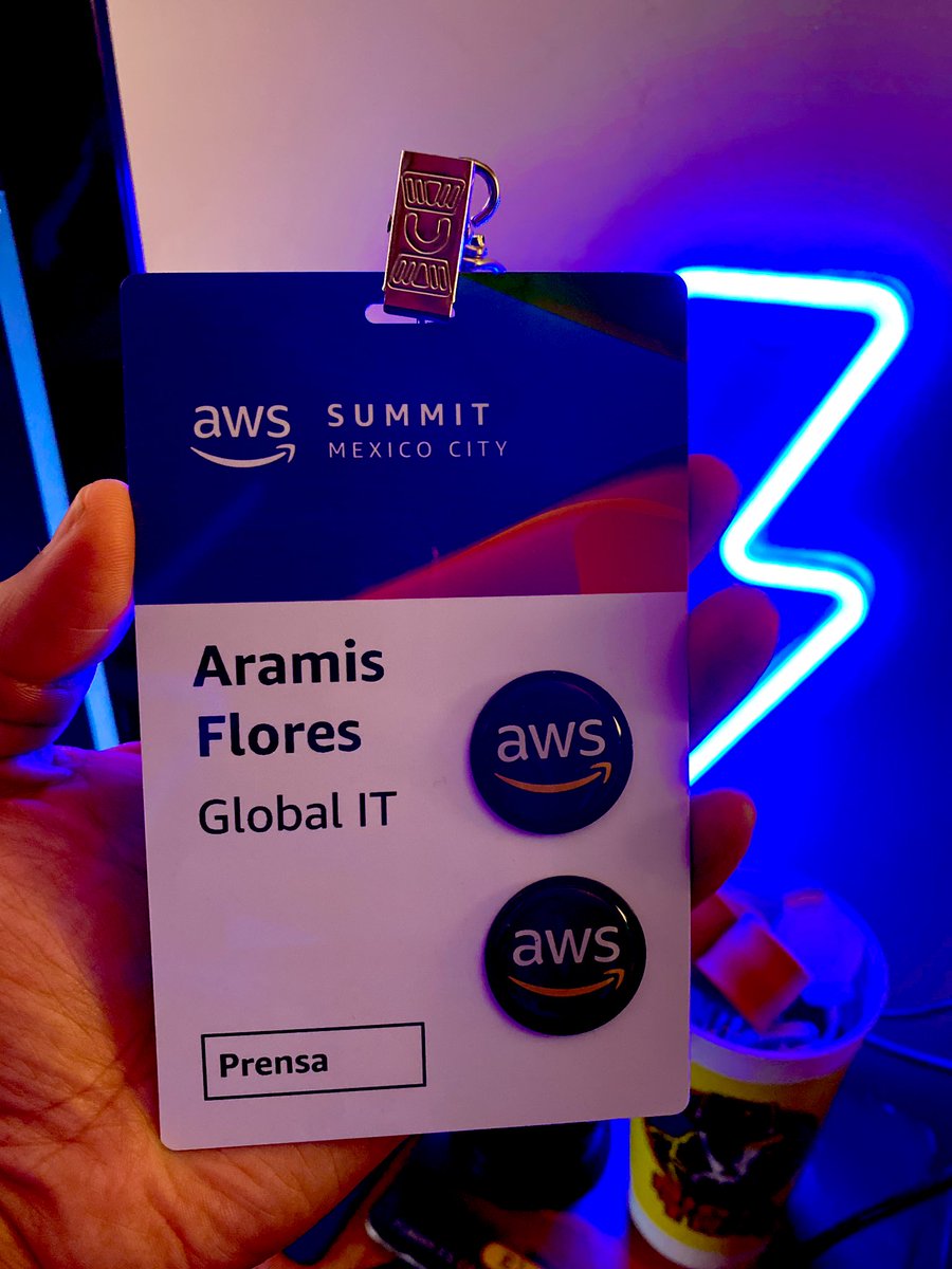 aramismexico's tweet image. #AWSSUMMIT2023 #AWS @AWSLatam