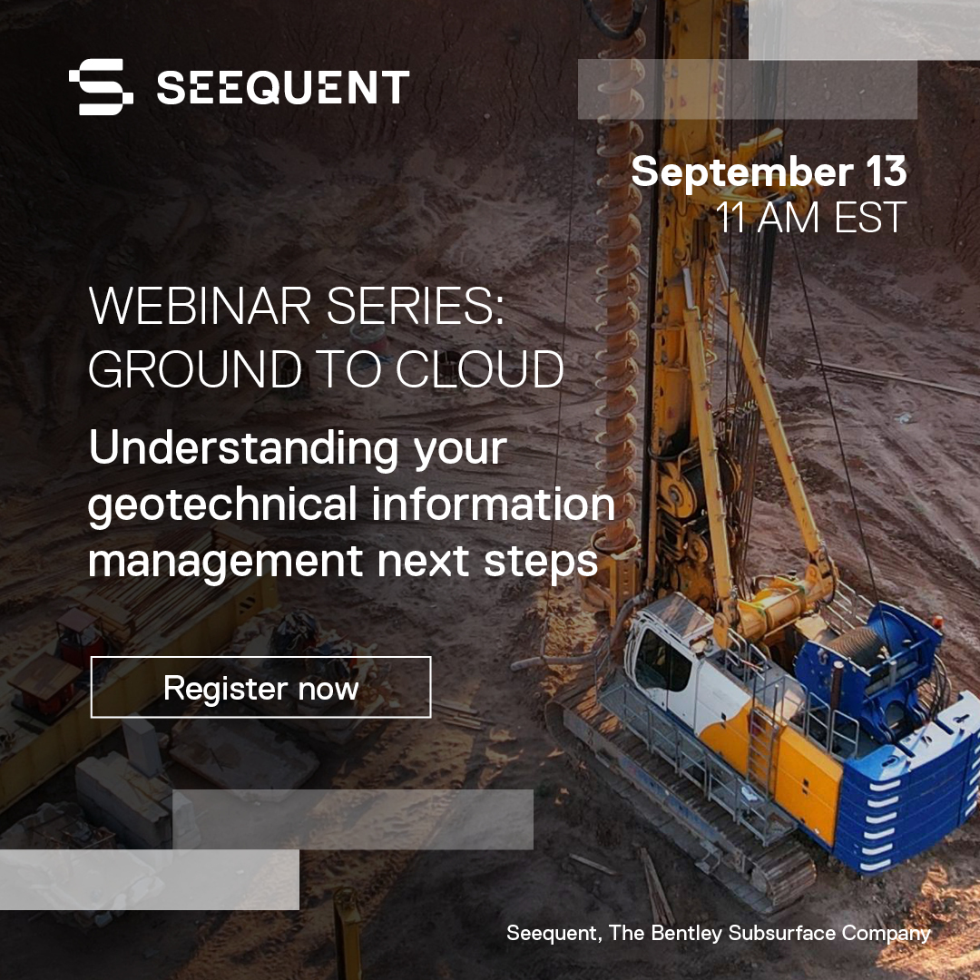 OpenGroundGIM's tweet image. Calling all gINT, HoleBASE, and OpenGround users! Discover the latest tips and newest features in Ground to Cloud Part III webinar on Sep 13th. Register today and dive into a world of modern geotechnical insights: events.seequent.com/groundtocloudp…
#OpenGround #geotechnical #webinar