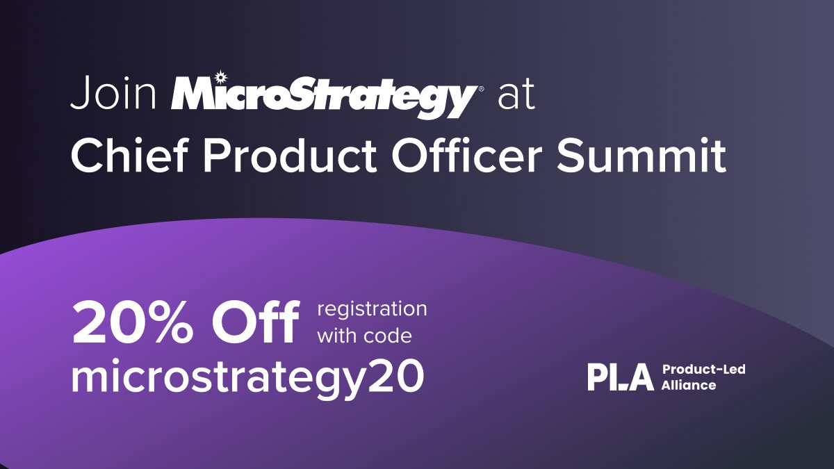 MicroStrategy's tweet photo. Join us for #CPOSummit September 19-20 in stunning San Fran! 

We've got a booth, an awesome session on #GenAI, and a discount code 😏. 

See you there! https://t.co/7GAO7Gw9oY https://t.co/WFmVnFndUq