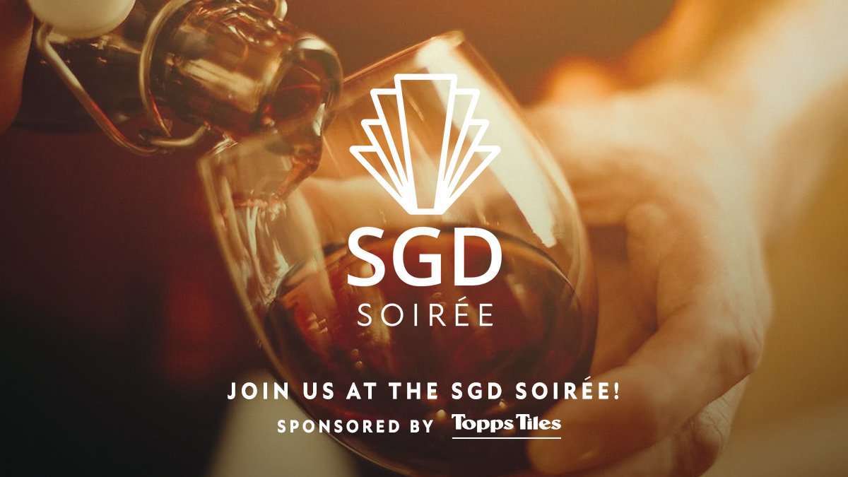 Have you got your ticket yet? Join us at the SGD Soirée after the first day of LANDSCAPE 2023 for some drinks, some networking and some fun! Click the link in the bio to book your tickets & join the party 🍻🥂 Sponsored by @toppstiles In conjunction with @The_SGD