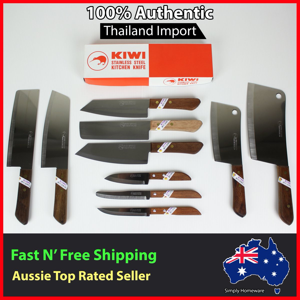 SimplyHomeware's tweet image. "The incredible value from this range of knives makes it an ideal choice for all chefs, regardless of experience or skill, whether you are a serious gourmet chef.
simplyhomeware.com.au/products/kiwi-…
#KiwiKnife #StainlessSteelKnife #KitchenKnife #ChefKnife #CookKnife"