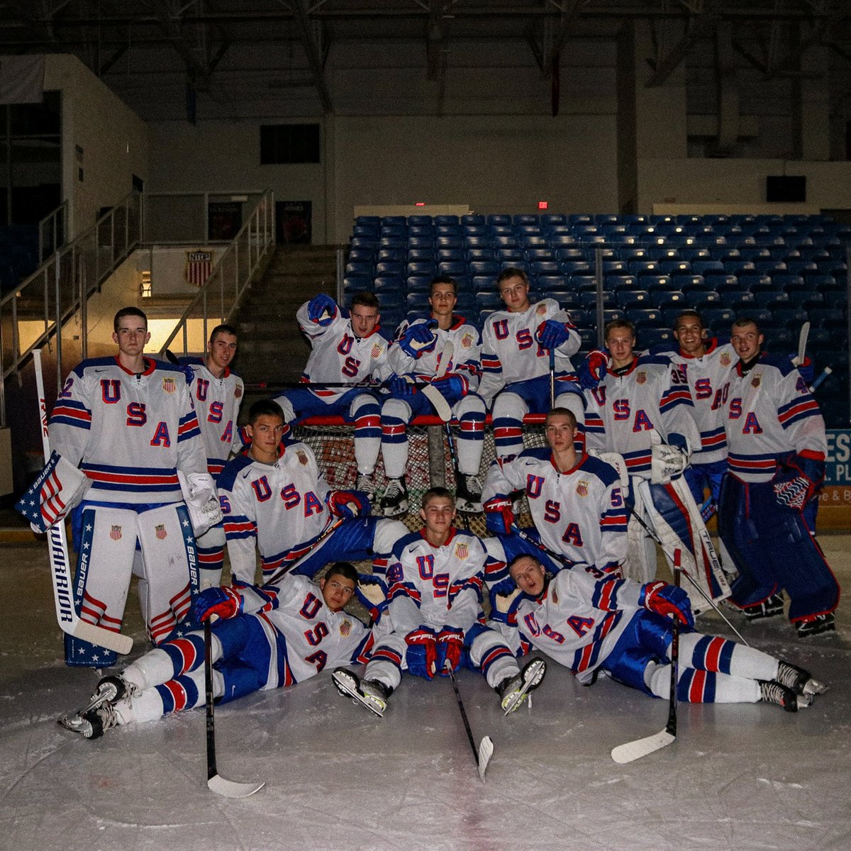 USAHockeyNTDP's tweet photo. Getting all sorts of hyped for the season! Media Day 2023 is in the books. 🎬 https://t.co/9C0Rn5LZki