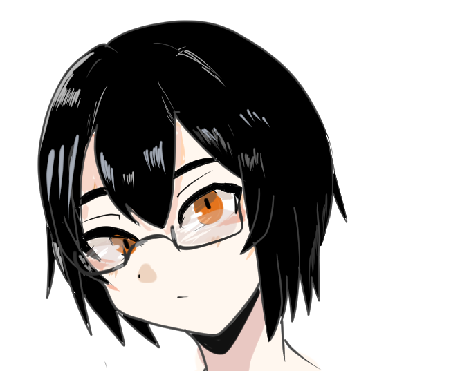 #今月描いた絵を晒そう
絵柄の模索の途上みたいな感じー 