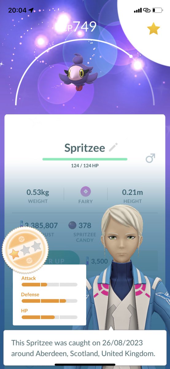 Sooo this is what I got for GoFest..at least it’s something, right?
Still need to finish the research so maybe I’ll get something else 😅
#PokemonGOFest2023