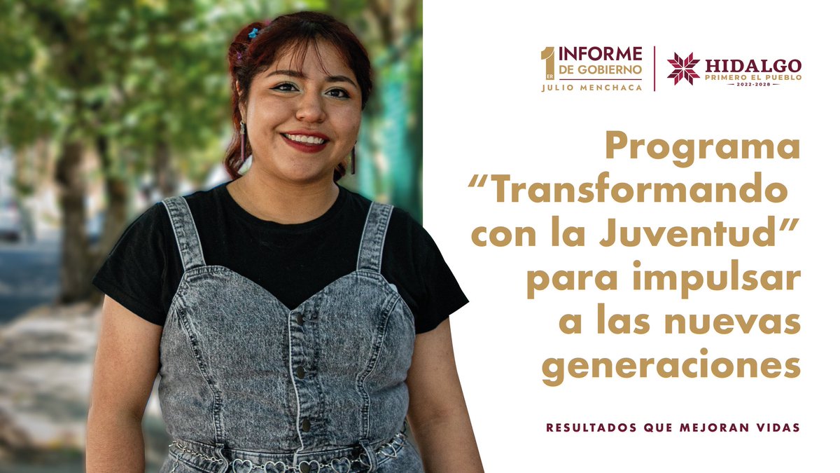 juliomenchaca_'s tweet photo. Para brindar un primer empleo remunerado y experiencia laboral a las y los jóvenes recién egresados, creamos el Programa "Transformando con la Juventud". 

Estamos desarrollando el máximo potencial de las nuevas generaciones.

#1erinformeHidalgo
#ResultadosQueMejoranVidas
#PrimeroElPueblo