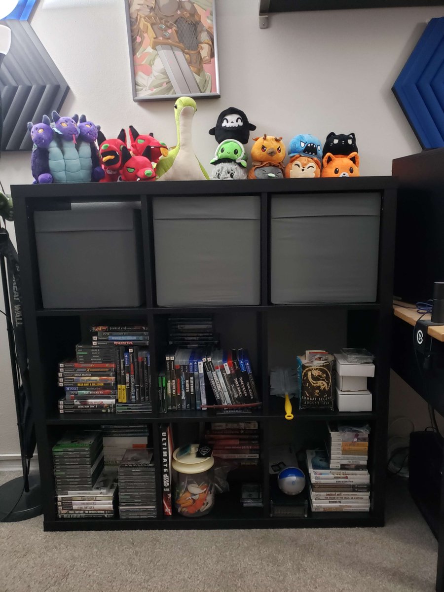 Good morning Adventurers!

My birthday is today, but we doing all the celebrating tomorrow... because work and stuff

How did I start my Bday this year? 
Assembling IKEA furniture!

Still organizing but will now have more space behind me for... more stuff? More organized? Lights?