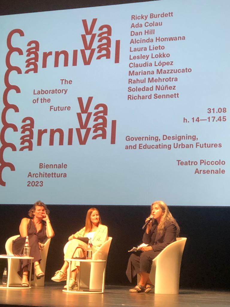 “Technical tools need to be radically and deeply political”- Deputy Mayor of Naples, Laura Lieto, reminds the @la_biennale of the importance of centering the common good in all parts of government, and in particular in how city’s use data. #BiennaleArchitettura2023