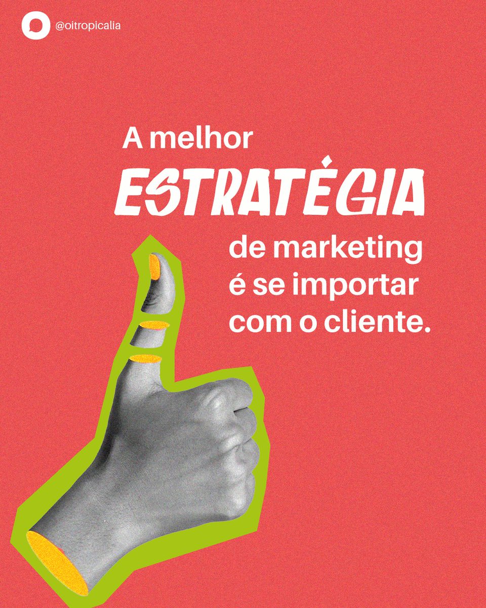 oitropicalia's tweet photo. Foca no seu processo e valorize os clientes que confiam no seu trabalho 😉 https://t.co/lXQpsWMOv4