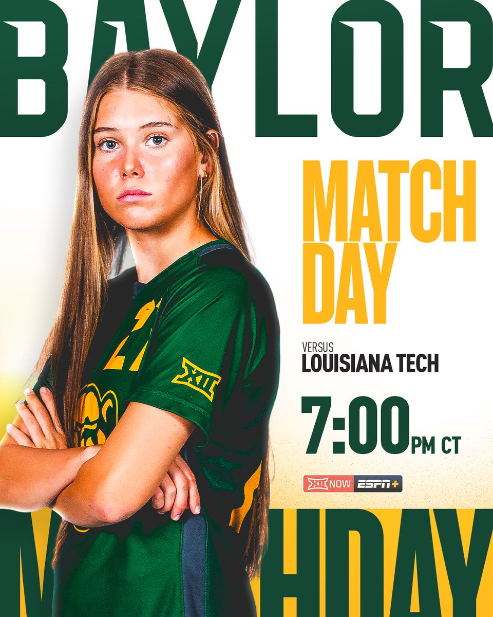 BaylorFutbol's tweet photo. See you at Betty Lou 👀

https://t.co/QC9517Qeny

#SicEm | #depthB4height https://t.co/DaV7WKH2pF