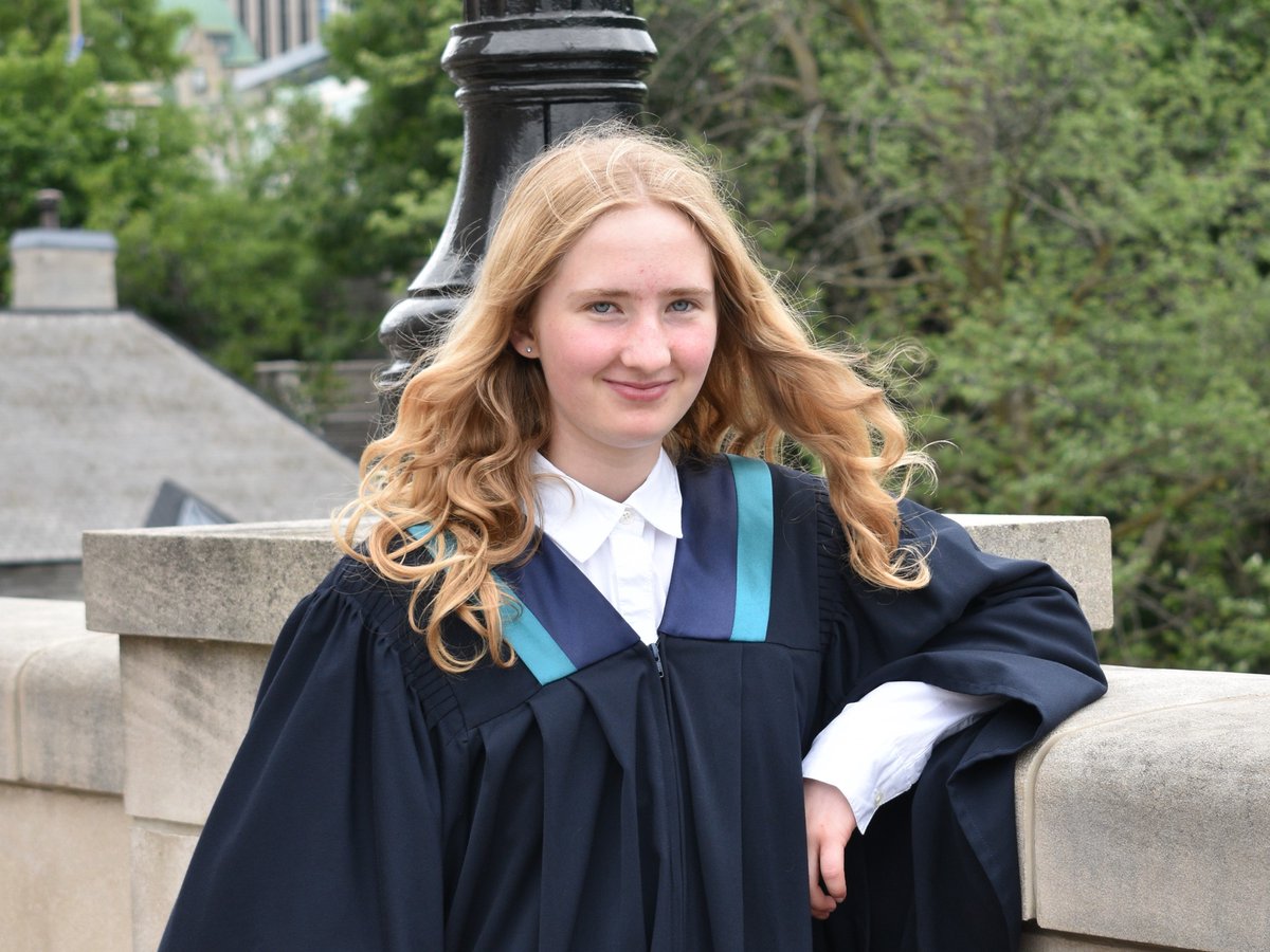 Meet Osianna WIlliams of Cumberland, #OVSGA Scholarship 2023 recipient ... biochemistry student at the University of Ottawa with a passion for genetics, GMO and biotechnology .. Russell 4-H member, Canada Agriculture and Food Museum educator and avid volunteer. Congratulations!!