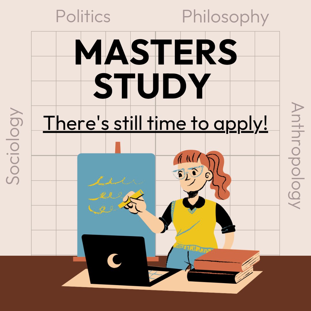 There's still time to apply for one of our Masters degree programs!👨‍🎓 Applications close on 15th September for students requiring a visa and 20th September for everyone else. To see more about the programs we offer, just click the link in our bio! 💚