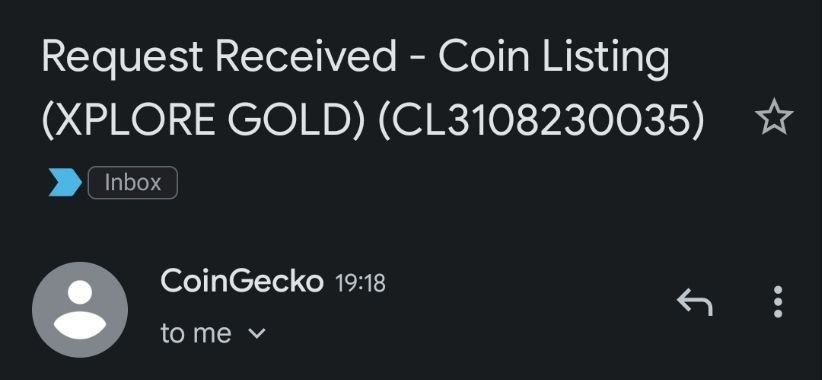 xploregold's tweet photo. ⚡BIG NEWS⚡
$XGC Request Listed on  @coingecko

Prepare your Bags Xplores We're thrilled to announce that XGC Requested to be in the CoinGecko👍
Join our community 
https://t.co/adkUHOw1Y8

#XGC #CGC #REALGOLD https://t.co/BWwPQr03Y9