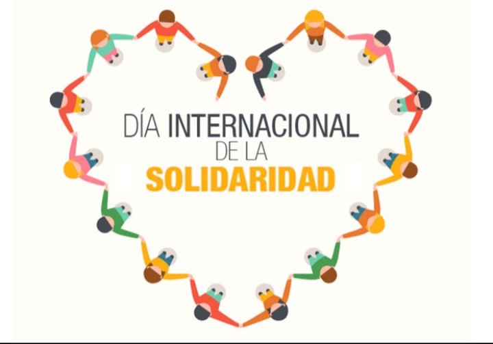 El 31 de agosto de cada año se celebra el Día Internacional de la Solidaridad eligiéndose esta fecha en honor al movimiento social polaco Solidaridad.
#CabaiguánEduca
#VivaCuba 
#SanctiSpíritusEnMarcha
<a href="/ObraDe/">LaObraDeLaRevoluciónSS</a>  <a href="/dpesanct/">DGEsanct-Spiritus</a> <a href="/CubaMined/">MINED</a> 
<a href="/MEspirituana/">@MariposaEspirituana</a>  <a href="/estradadailin80/">Directora General Educación Cabaiguán</a>