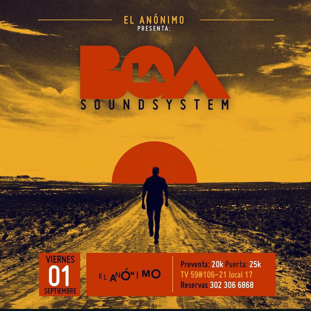 musical_totem's tweet photo. #AgendaTótem
@LaBOAOfficial 
#SoundSystem #EnVivo @ElAnonimoBar https://t.co/ddI2fLIzTB