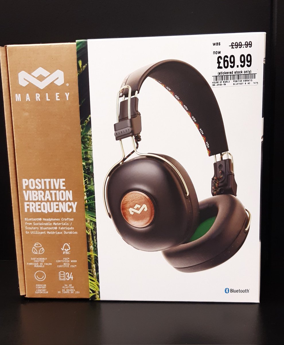 New additions to our summer tech sale this week, including these exceptionally stylish Marley headphones.
#hmvSummerTech #offers #techsale