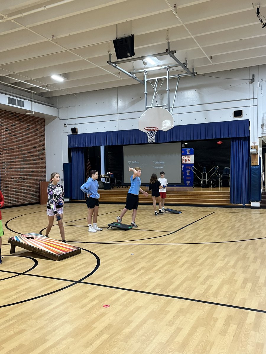 Cornhole 🌽 and washers today in 6th grade. Ready for a long holiday weekend! <a href="/THTigers512/">Tomahawk Elementary</a>