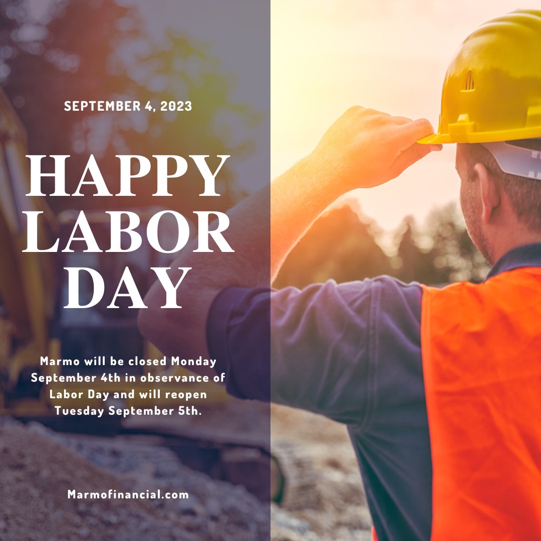 MarmoFinancial's tweet photo. On this special day dedicated to honoring the hardworking individuals who contribute to the strength, prosperity, and well-being of our nation, we want to express our heartfelt appreciation to all of you who make our business thrive. Your dedication and effort inspires us. https://t.co/OrgGftJqHE