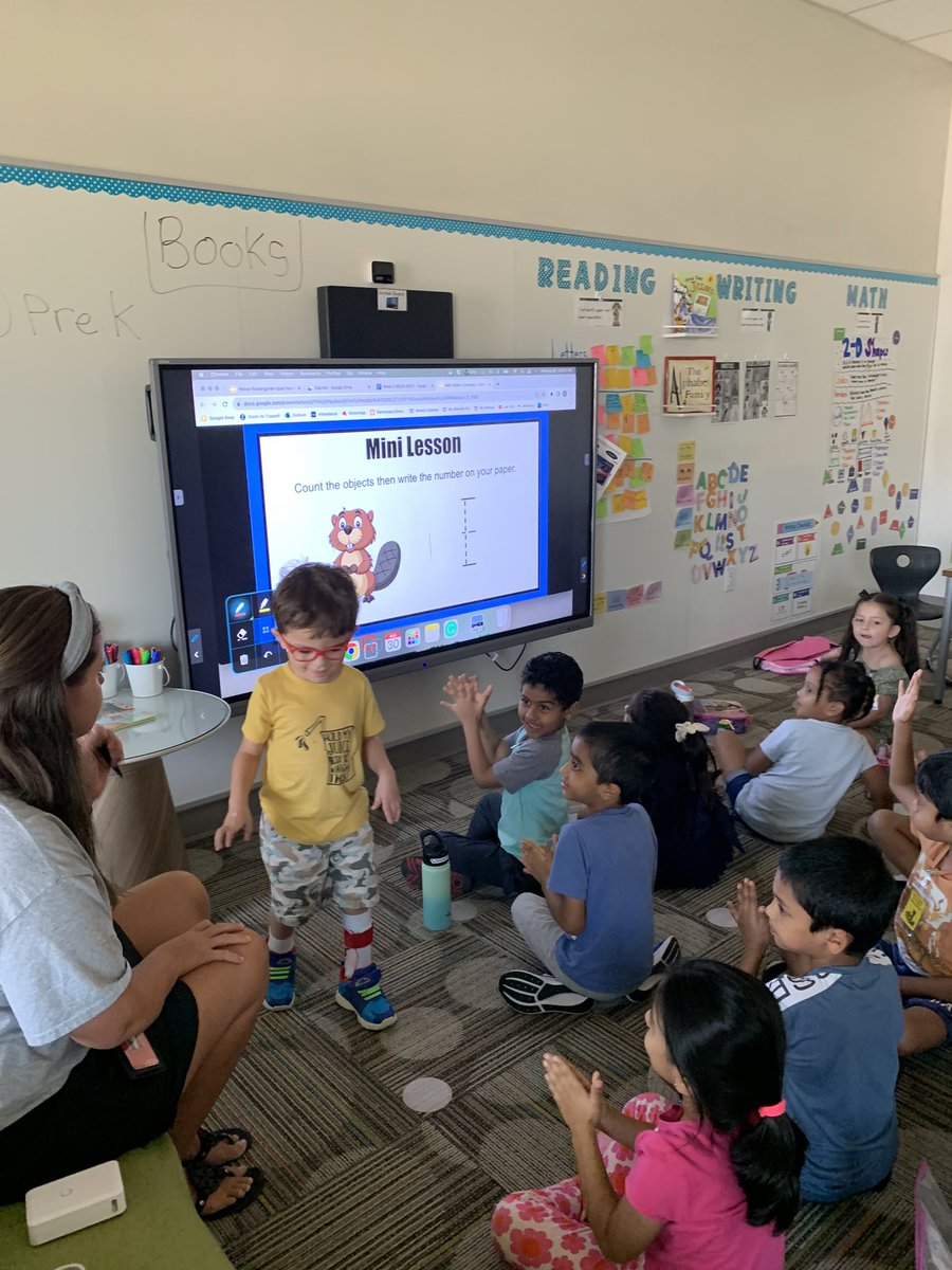 Mathematicians showing off their counting and writing number skills in YK. #rjlyear10 #rj10ve