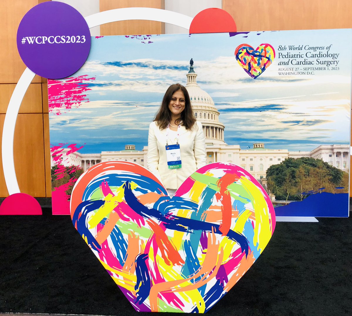 The Olympics of Pediatric Cardiology are in session in D.C. It is great to see so many old and new friends and learn about our field inside and outside the USA at #WCPCCS2023 . Honored to serve as faculty.
