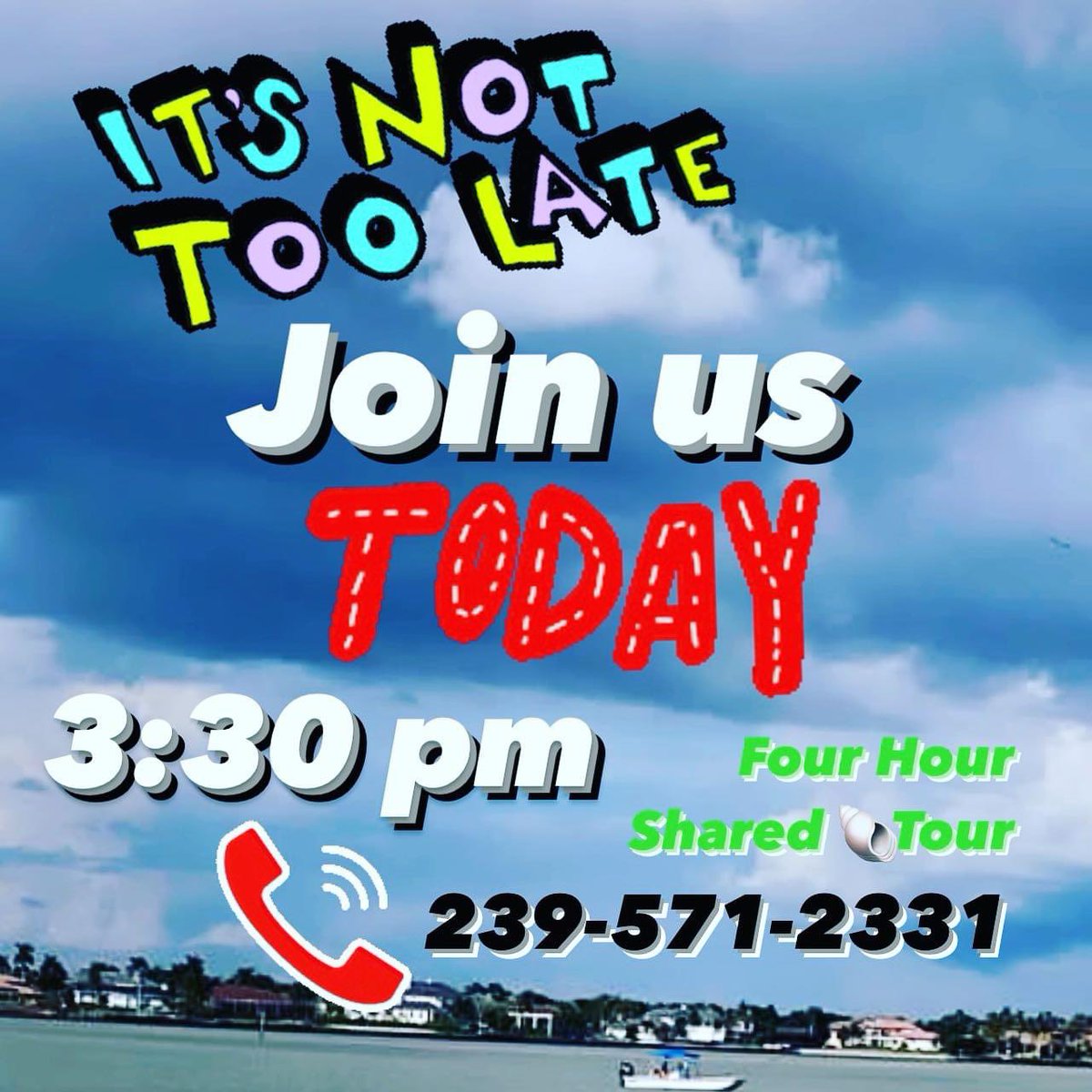 It’s Not Too Late SHELLERS ! 
Last Minute OPEN SPOTS 
TODAY 
3:30 pm 
Four Hour Shared 🐚Tour 
To reserve your Spot CALL NOW : 239-571-2331 

treasureseekersshelltours.com
#shells #shells🐚 #fun #tours #collector #nature #naturelovers #floridashells #shellkiceisland #shellmarcoisland