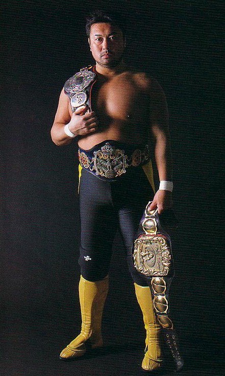 mitchy40756191's tweet photo. 色々考えてみたが、今の私が「貴方にとって全日本プロレスとは何ですか？」と聞かれたら「川田さんです」と答えると思う。
『全日本プロレス』=『川田利明』。 https://t.co/bDEkg3JuK2