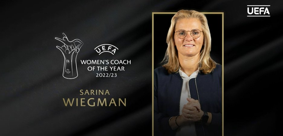 🚨 SARINA WIEGMAN elegida la mejor entrenadora para la UEFA en la temporada 2022-2023

❗️ La seleccionadora inglesa consiguió llevar a las Lionesses a la final del Mundial, después de todas las bajas acumuladas durante el año

‼️ Repite el galardón recibido el pasado año