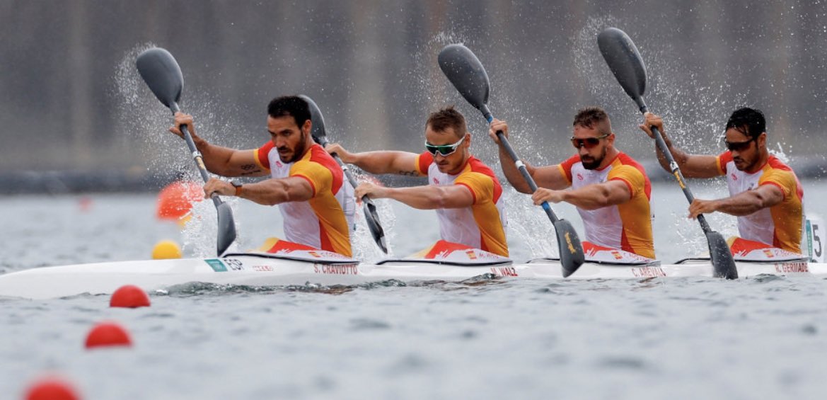 deportegob's tweet photo. 🛶 ¡Subcampeones en la Copa del Mundo de París!
🇪🇸 El K4 500 español, formado por Saúl Craviotto, Carlos Arévalo, Marcus Cooper y Rodrigo Germade, logró una gran hazaña.
🙌 ¡Felicidades! https://t.co/4W9yOXW6jm