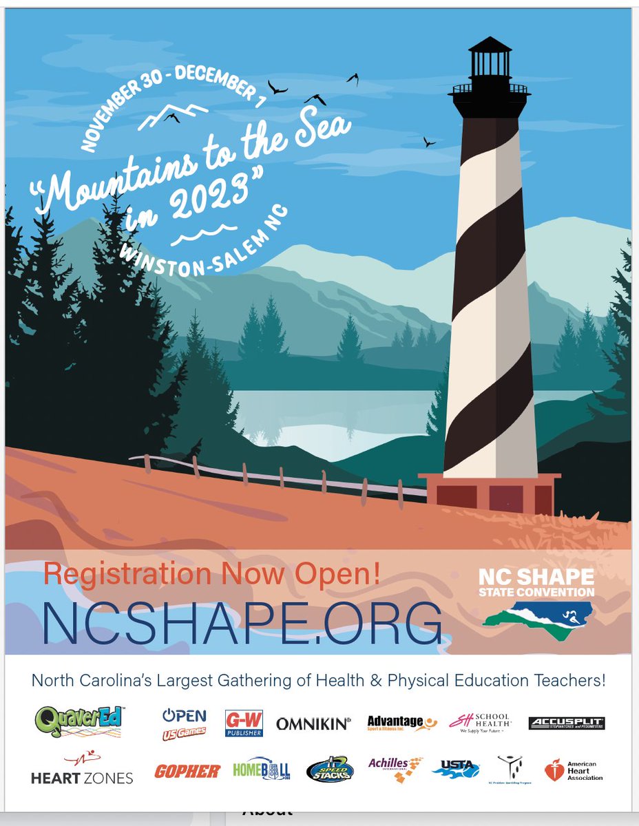 NCSHAPE's tweet photo. Please RT > #NCSHAPE23 Selfies Wanted! Dear Fellow NC SHAPE Members: We were able to mail out the #NCSHAPE23 Flier this week. These should be hitting your school mailboxes in a few days. It would be great to have several of you to post a selfie here when it arrives. Many thanks! https://t.co/aCgDPvrMcg
