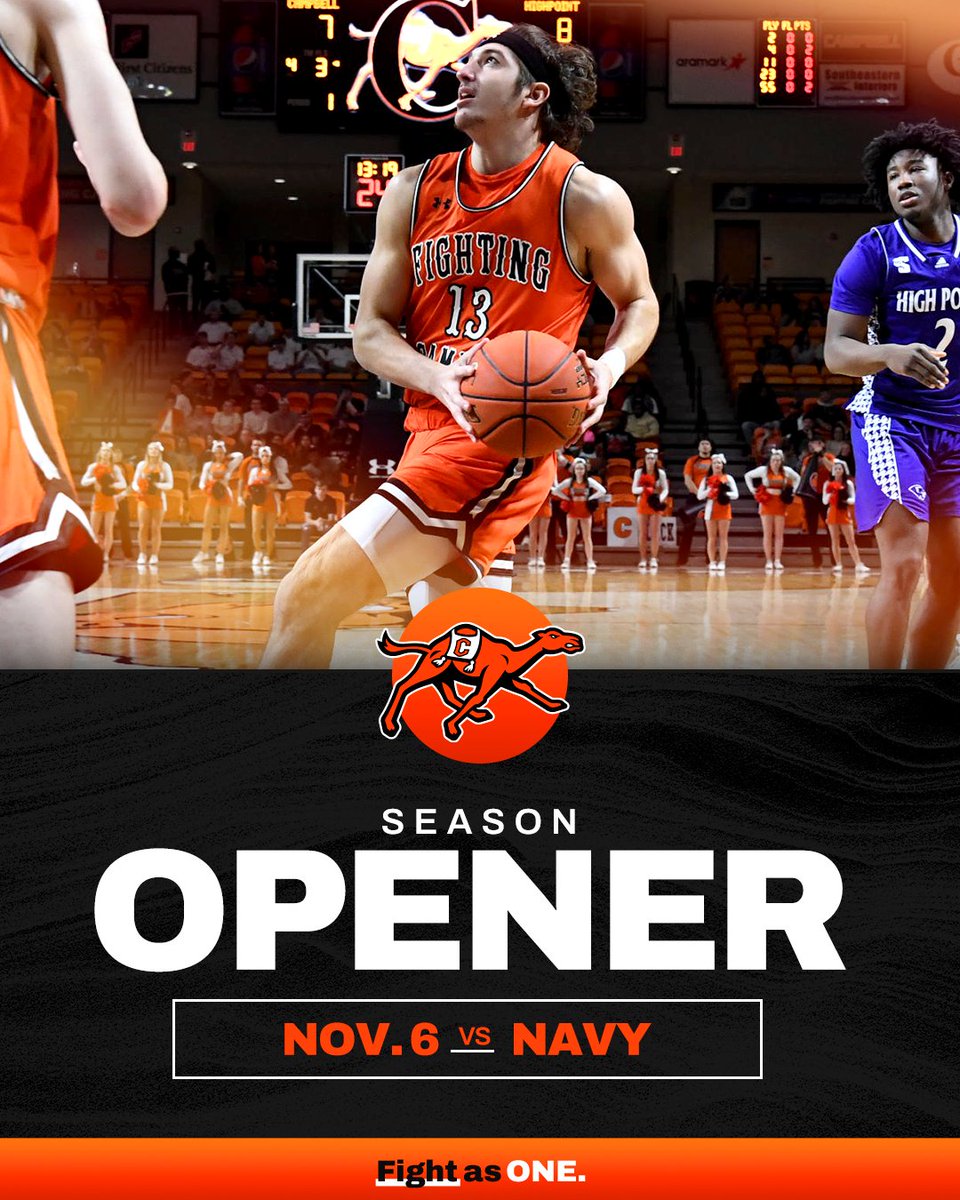 Mark your calendars for Nov. 6 and the 2023-24 season opener! 📅

We'll host Navy for an Armed Forces night to honor our military and veterans at Gore Arena to get the new season rolling. Stay tuned for the full non-conference schedule dropping soon👀

#RollHumps🐪🏀