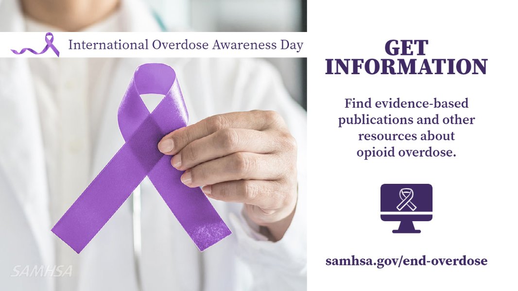 samhsagov's tweet photo. Overdose does not discriminate. 
Opioids have serious risks of misuse and overdose. 

This International Overdose Awareness Day, find resources related to opioid overdose and learn what SAMHSA is doing to help reduce these risks to #EndOverdose: https://t.co/xJ4vYJSSpC #IOAD23 https://t.co/vTq5A3H7Ve