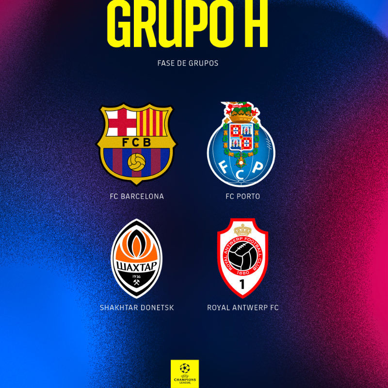 FCBarcelona_es's tweet photo. ��𝐍𝐮𝐞𝐬𝐭𝐫𝐨𝐬 𝐫𝐢𝐯𝐚𝐥𝐞𝐬 𝐞𝐧 𝐥𝐚 𝐟𝐚𝐬𝐞 𝐝𝐞 𝐠𝐫𝐮𝐩𝐨𝐬 𝐝𝐞 𝐥𝐚 𝐂𝐡𝐚𝐦𝐩𝐢𝐨𝐧𝐬 𝐋𝐞𝐚𝐠𝐮𝐞!