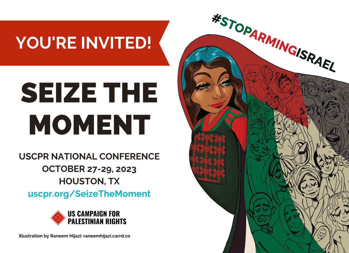 AlShabaka's tweet photo. 📢Seize the moment this October at #USCPR23!
With 40+ scheduled programs, there is something for everyone. From community organizing workshops to cross movement networking, @USCPR_ is bringing you the best of the best!
🎟️Register now to secure your spot: https://t.co/qgIIzfABZN https://t.co/DTgMRMvS8i