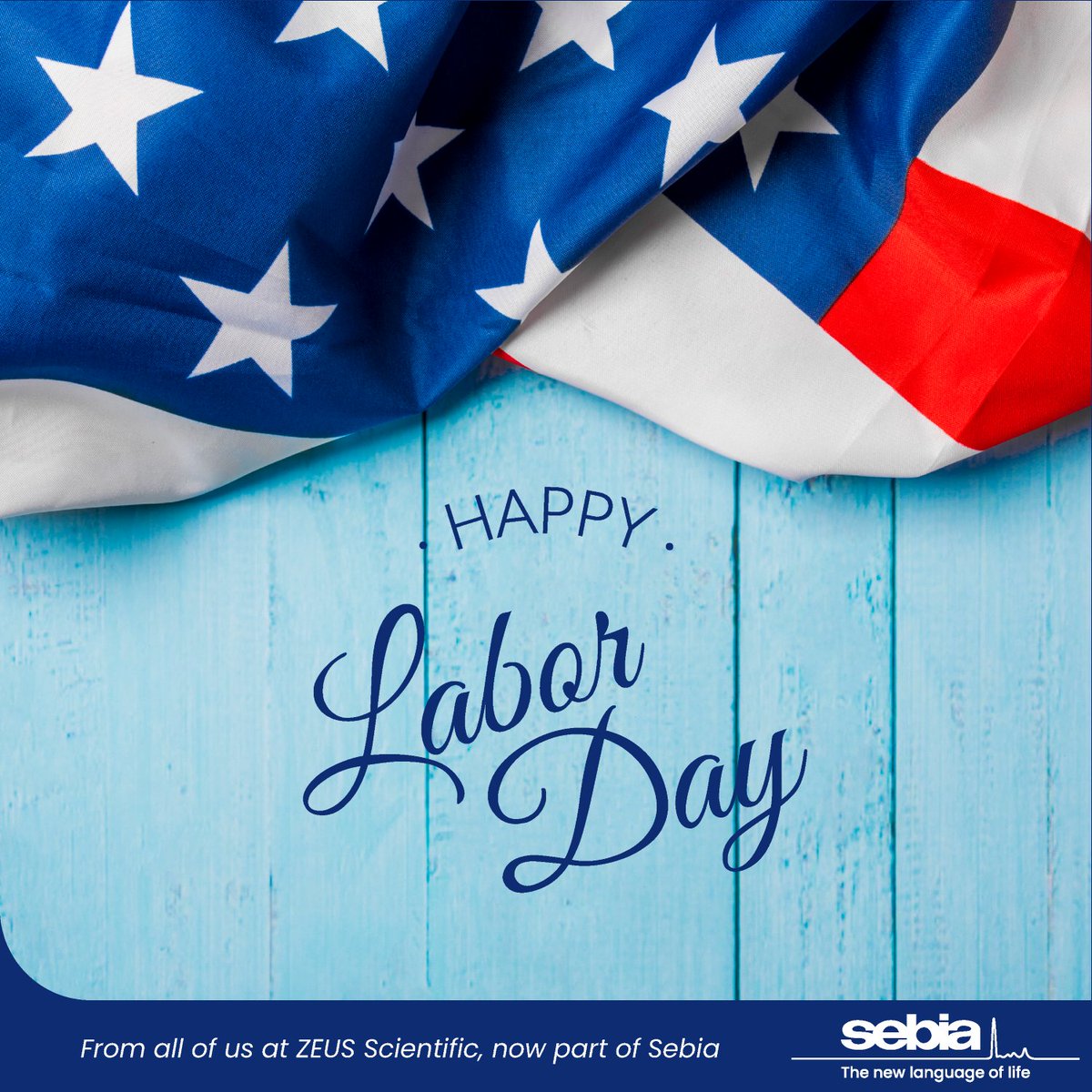 This Labor Day, we thank our hard-working team, our partners, our customers and our friends.

A reminder that ZEUS Scientific will be closed Monday 9/4 for the holiday. While our offices are closed, our technical service team is here to support you from 7:45 am - 5:15 pm EDT.