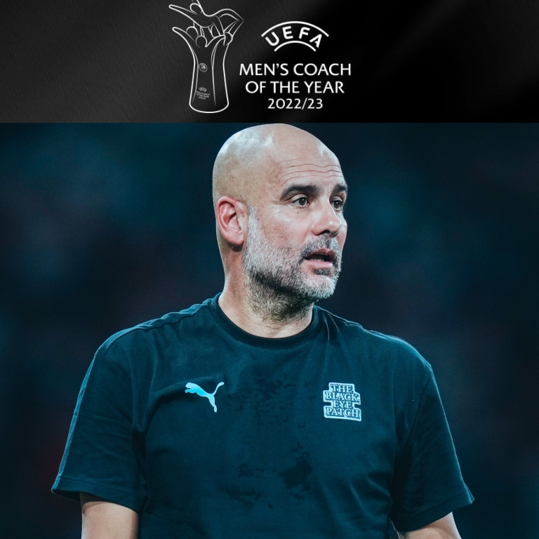 InvictosSomos's tweet photo. ¡¡OFICIAL!! ¡¡ÚLTIMA HORA!! Pep Guardiola conquistó el premio al Mejor Entrenador del Año de la UEFA 2022/23. Superó en las votaciones a Simone Inzaghi y Luciano Spalletti. Después de guiar al Manchester City a su primer UEFA Champions League y a su primer triplete, no hay nada que se pueda discutir. Temporada perfecta para el mister catalán. MERECIDO.