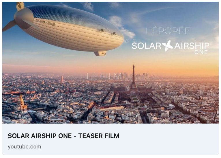 EuroAirship's tweet photo. #Aviation | EuroAirship fait sa rentrée à la #REF23 🌎 Imaginez un tour du monde en dirigeable sans escale, ni CO2 ! C'est le défi porté par @EuroAirship avec le projet Solar Airship One et @bertrandpiccard.

Prêts à décoller ?
+ d'infos 👉https://t.co/PZvk94ruXv

#Innovation https://t.co/eVmZQnwftw