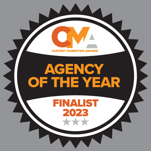 Did you hear? Pace is a finalist for Agency of the Year at the 2023 Content Marketing Awards. This is our 10th time being a finalist, and we've been thrilled to win three times before. We cannot wait to attend #CMWorld next month!