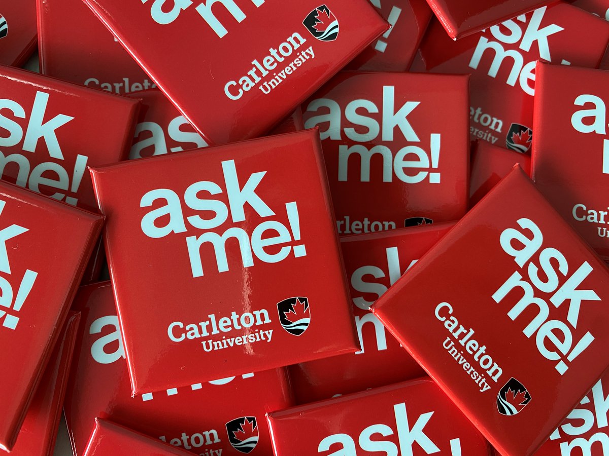 Hey Ravens, it's normal to have questions as we get ready to start a new term. Look for the red Ask Me signs and buttons to get directions and support! We're all here to help! students.carleton.ca/ask-me