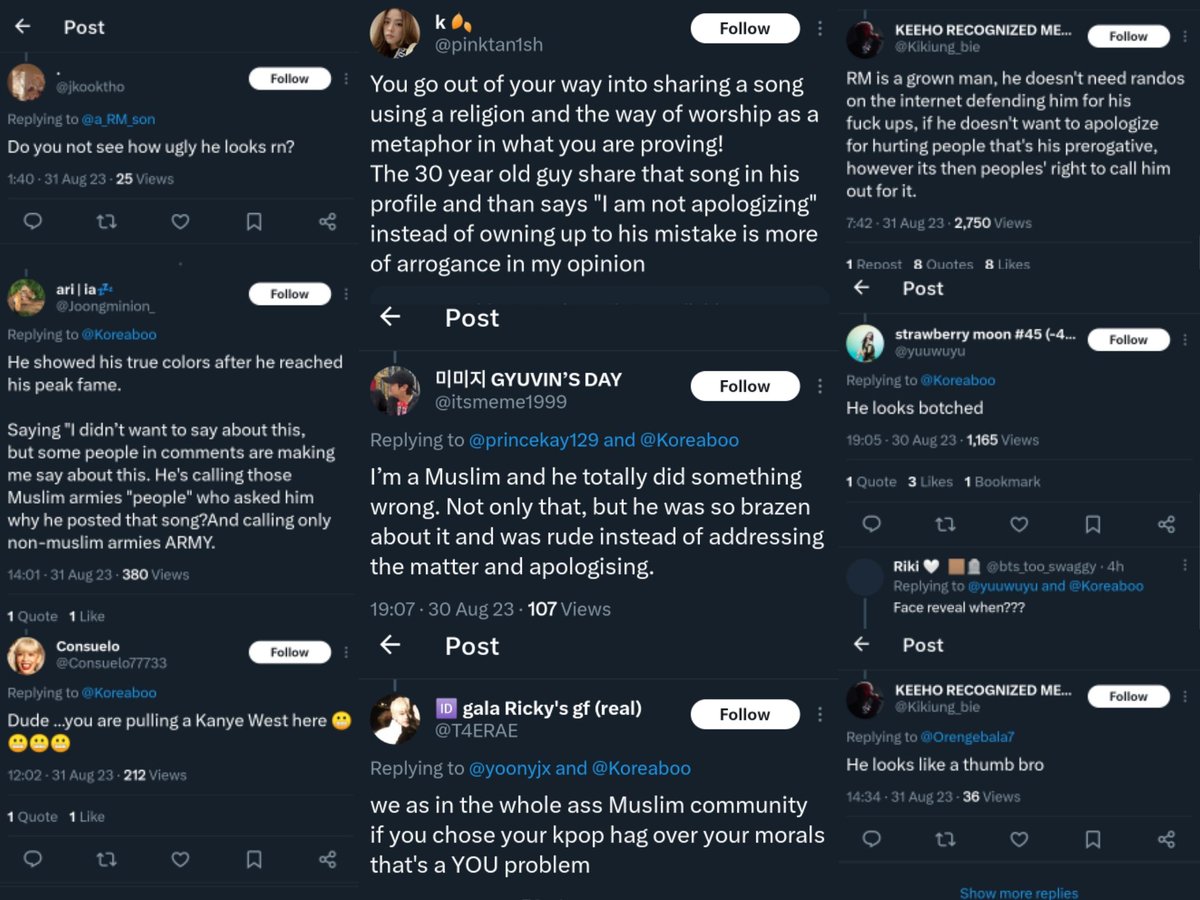 Report &amp; block these acnts for attacking with violence, misleading his words, name calling &amp; harassing 🐨

Someone else->harass->name calling/Threatening with violence/Encouraging others to harass->add twt/context

📌x.com/iiraxp?t=IMTuQ…
📌x.com/juniiore3?t=JY…