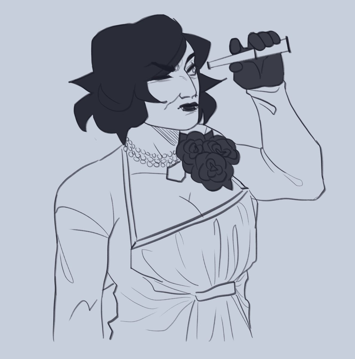 ReyOfDawn's tweet photo. Lady Dimitrescu 31/31
Stargazing https://t.co/EZscYLqUR4