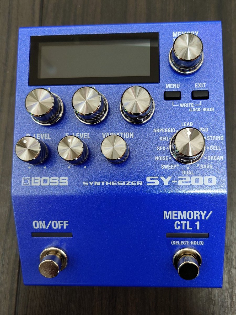 NX_74205_Rev2's tweet photo. 7月22日にMNG したBOSS SY-200 、一月経つのに未だにじっくり音出し出来てない(TT)
好みの音が何処にあるかメモしたが、それだけだ┐(´д`)┌ヤレヤレ
#MNG #BOSS #SY200 https://t.co/EYp1zbS70R